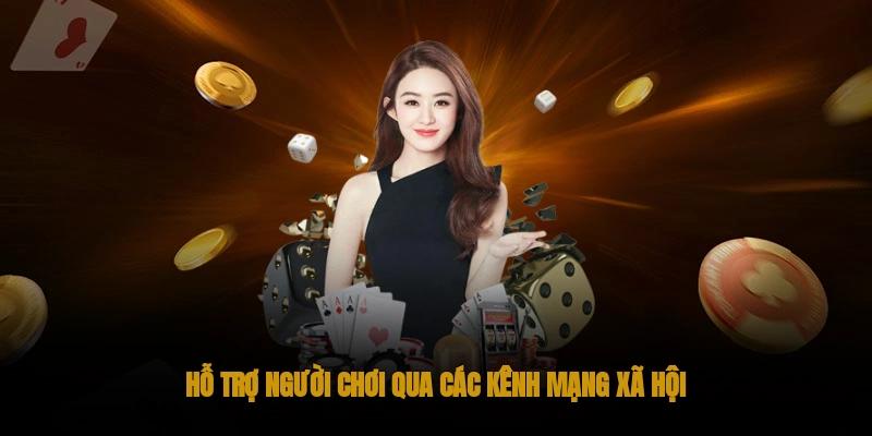 OKWIN hỗ trợ người chơi qua mạng xã hội